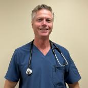  📸 Photo of Stewart Zahara, Physician Assistant at Cape Breton Regional Hospital's emergency department.