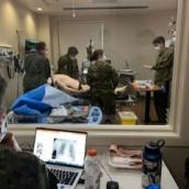 Colchester East Hants Health Centre (CEHHC) welcomed nearly 50 participants for a comprehensive military training simulation and skills session. 