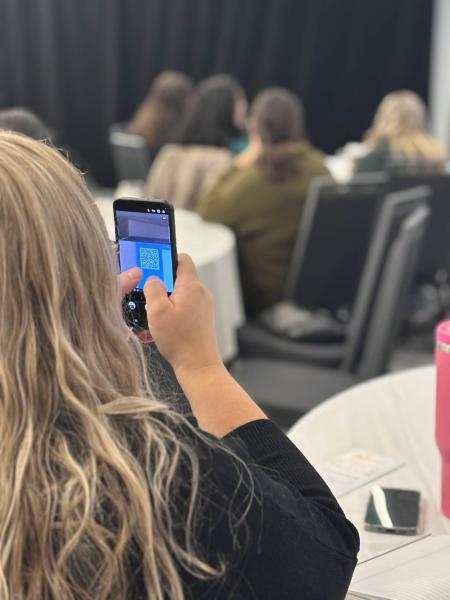 Care by Design is all about engagement—attendees connect and interact using live QR codes during sessions.