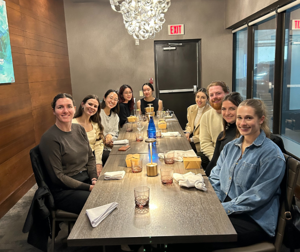 Group of people sitting at a table