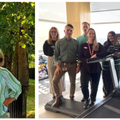 Othopedic surgery patient Eve Williams and Orthopedic Assessment Clinic Team