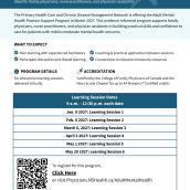 A program poster highlighting the Winter 2027 program