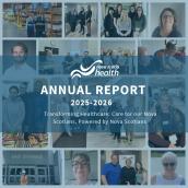 Collage of photos with caption Annual Report 2026-2026