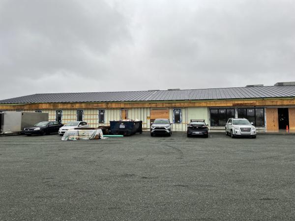 Construction progress at the Antigonish Community Health Clinic