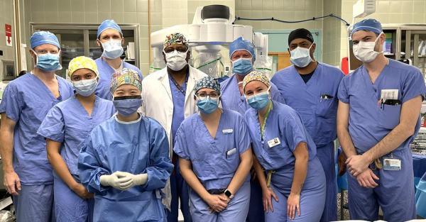 Pictured: Members of the QEII surgical team who were part of the first patient procedures with the new da Vinci Xi robot; a hepato-pancreato-biliary (HPB) robot-assisted surgery that was a first in Nova Scotia and performed by Dr. Boris Gala-Lopez and Dr. Stephanie Hiebert.